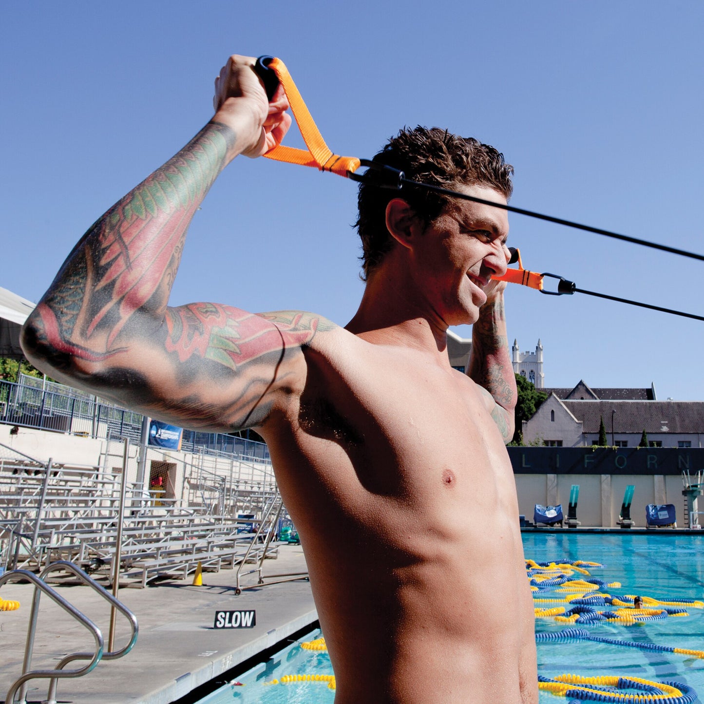 Finis Dryland Cord vetokumi, Yellow, Kevyt