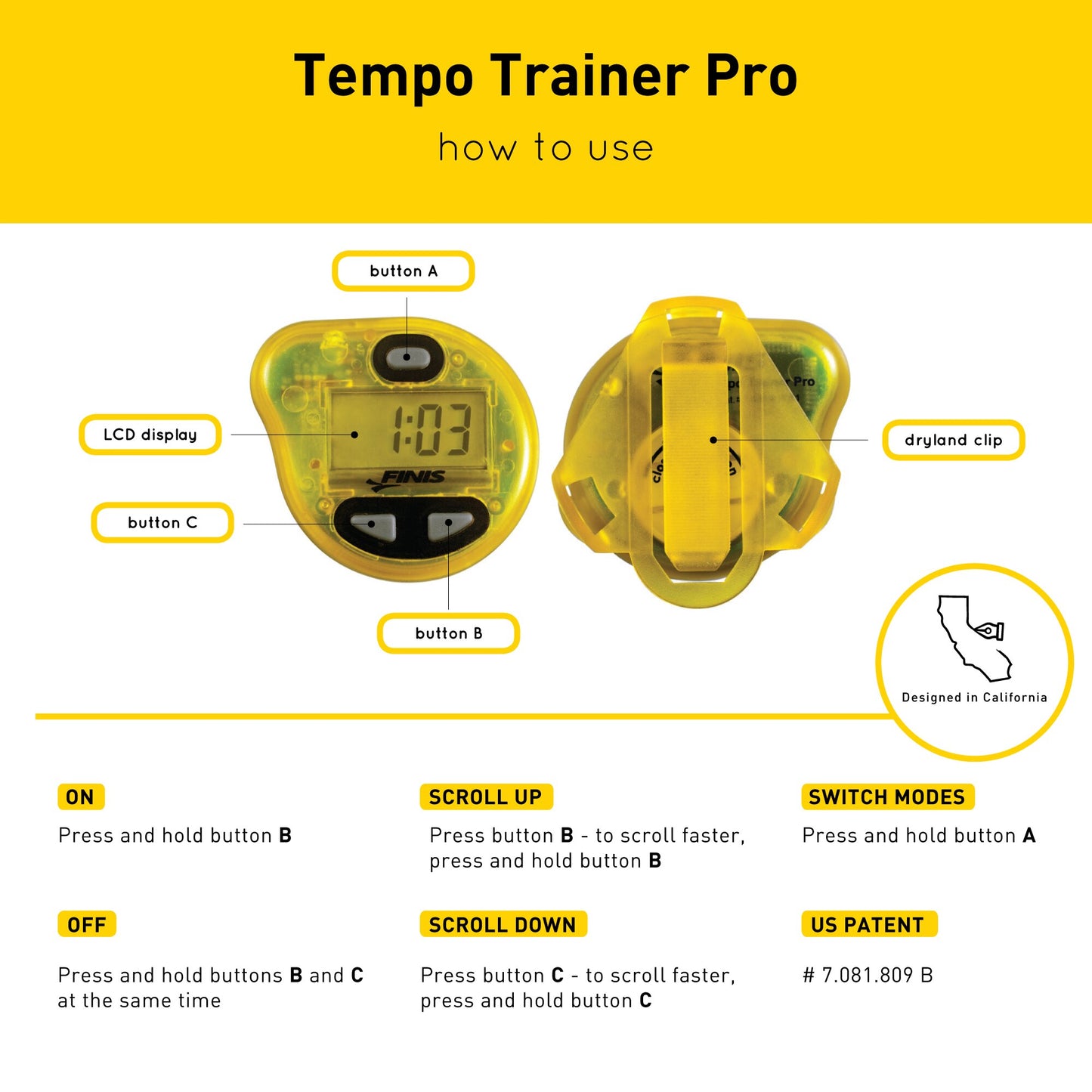 Finis Tempo Trainer Pro metronomi