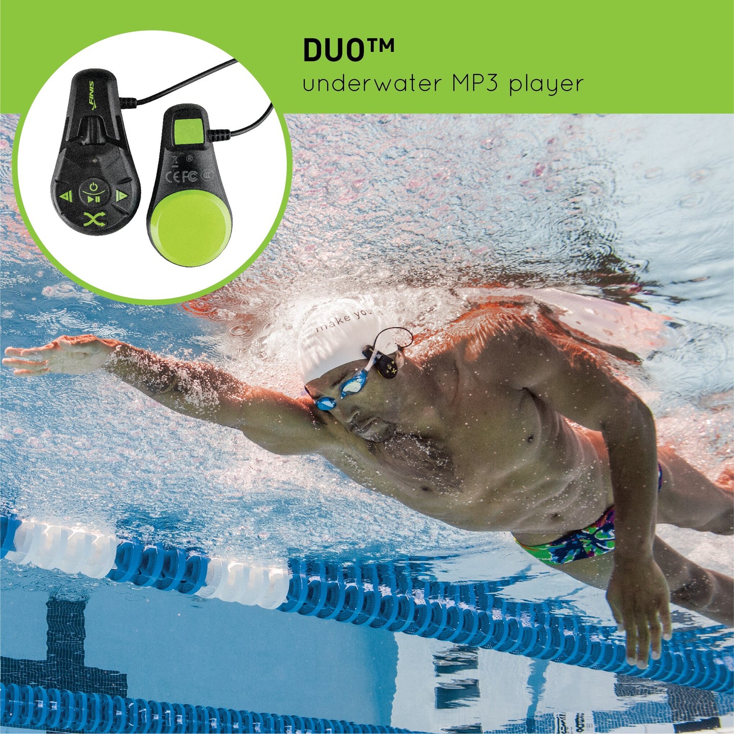 Finis Duo™ vedenkestävä MP3-soitin