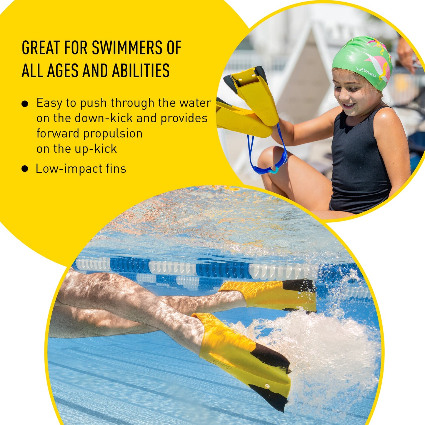 Finis Z2 Gold Zoomers® lyhyet uimaräpylät