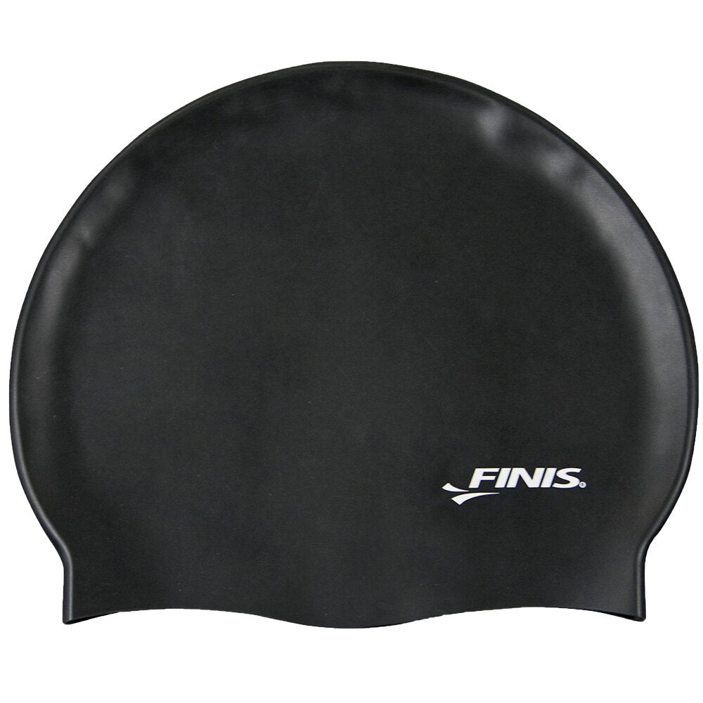 Finis Silicone Swim Cap aikuisten uimalakki, Black