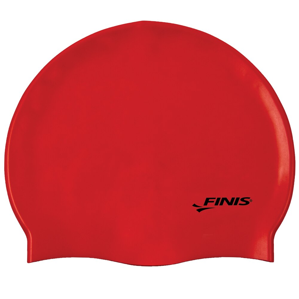 Finis Silicone Swim Cap aikuisten uimalakki, Red