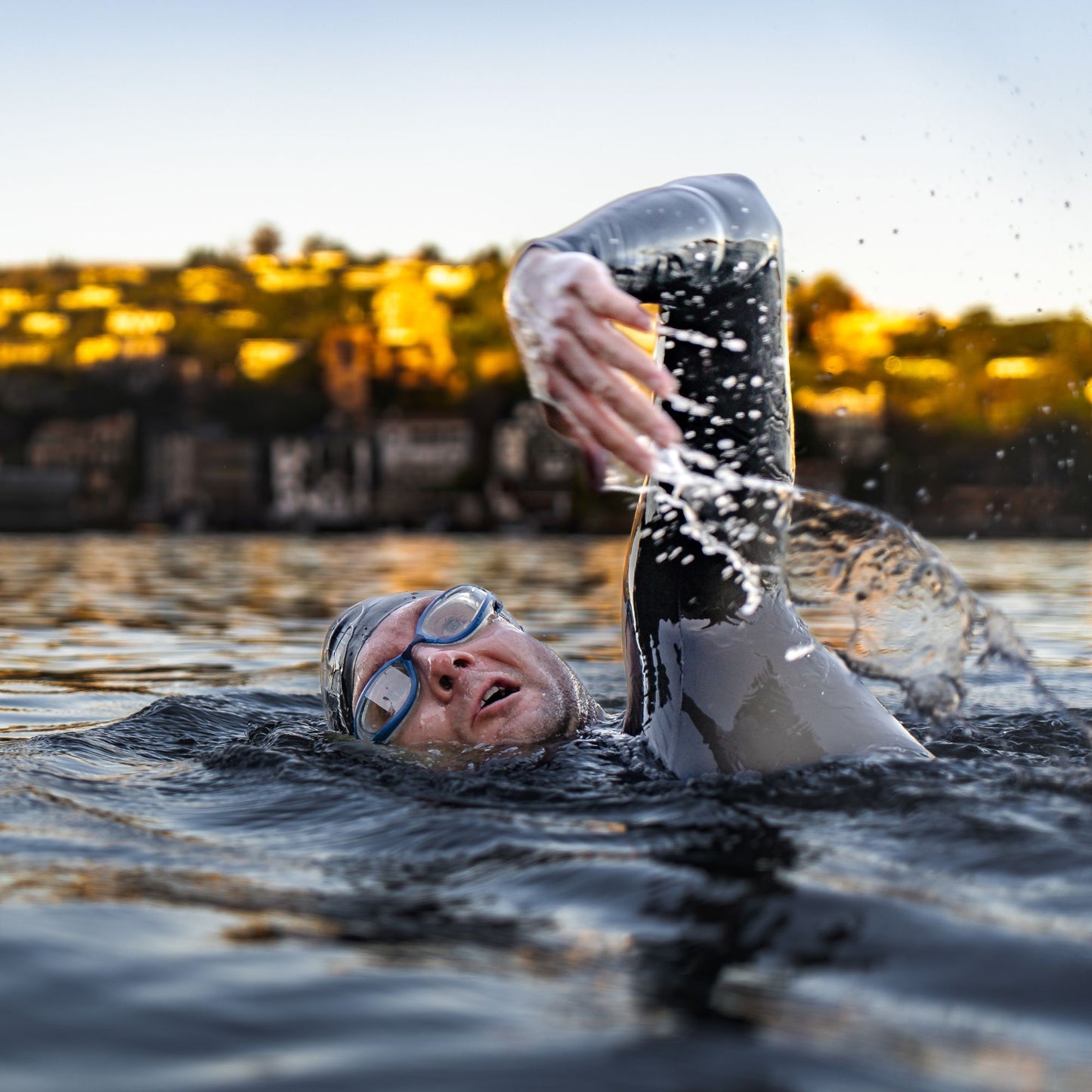 Finis Alliance Goggles aikuisten triathlon uimalasit, Clear