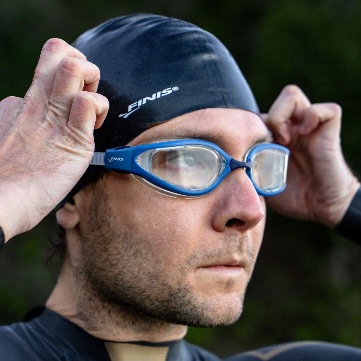 Finis Alliance Goggles aikuisten triathlon uimalasit, Clear