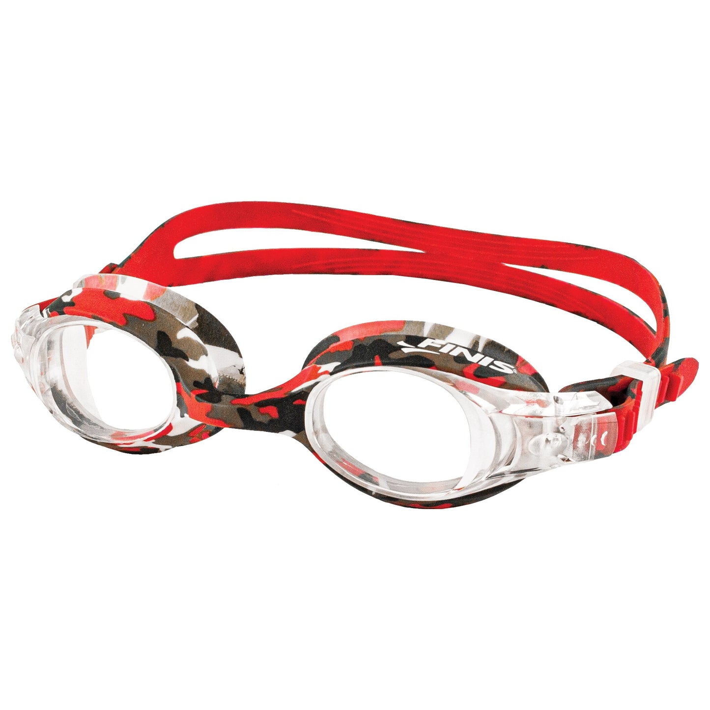Finis Adventure Goggles lasten uimalasit, 4-10v, Red Camo
