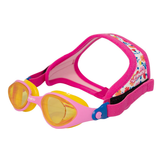 Finis Dragonfly Goggles lasten uimalasit, 3v+, Flower Power