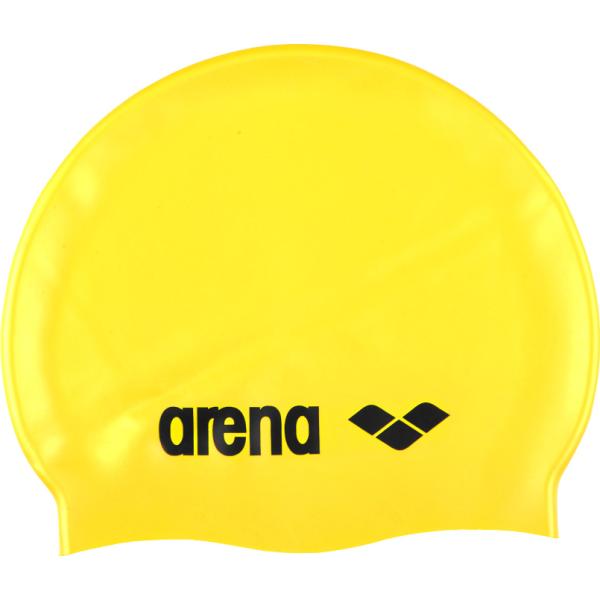 Arena Classic Silicone Cap aikuisten uimalakki, Yellow