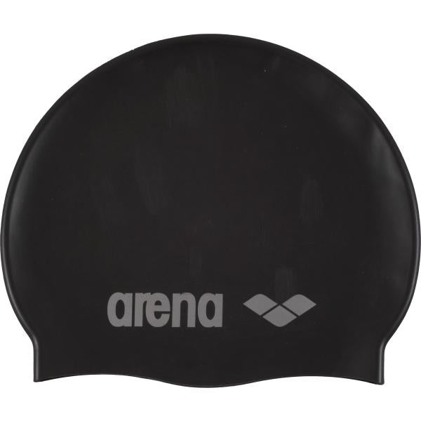 Arena Classic Silicone Jr Cap lasten uimalakki, 6-12v, Black