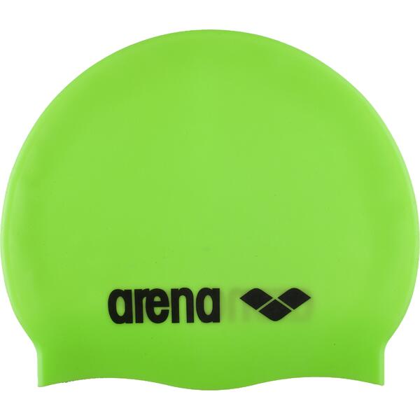Arena Classic Silicone Jr Cap lasten uimalakki, 6-12v, Lime