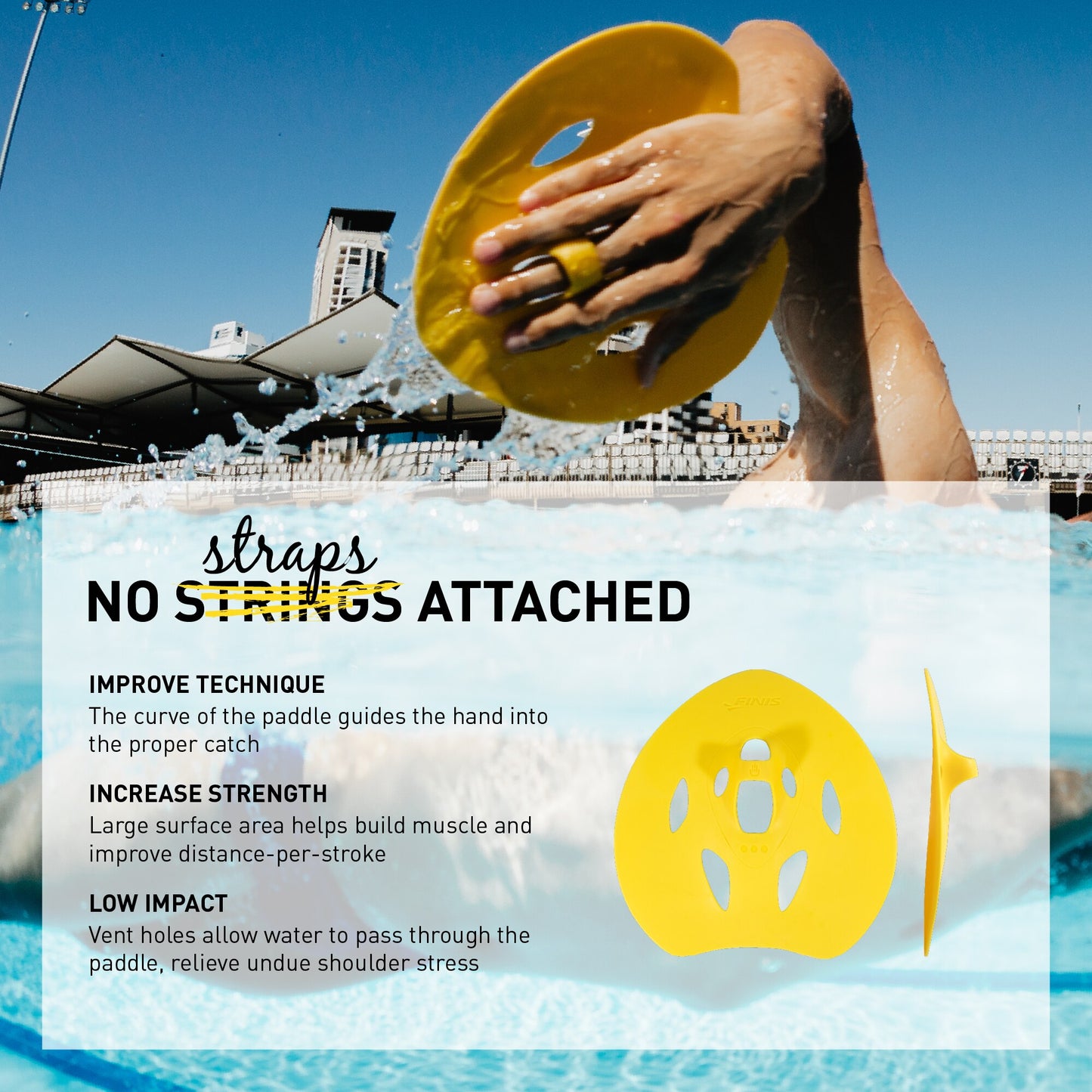 Finis Manta Paddles käsilättärit