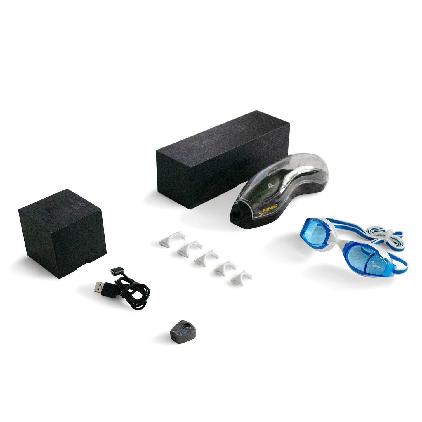 Finis Smart Goggle Kit älyuimalasit, Blue