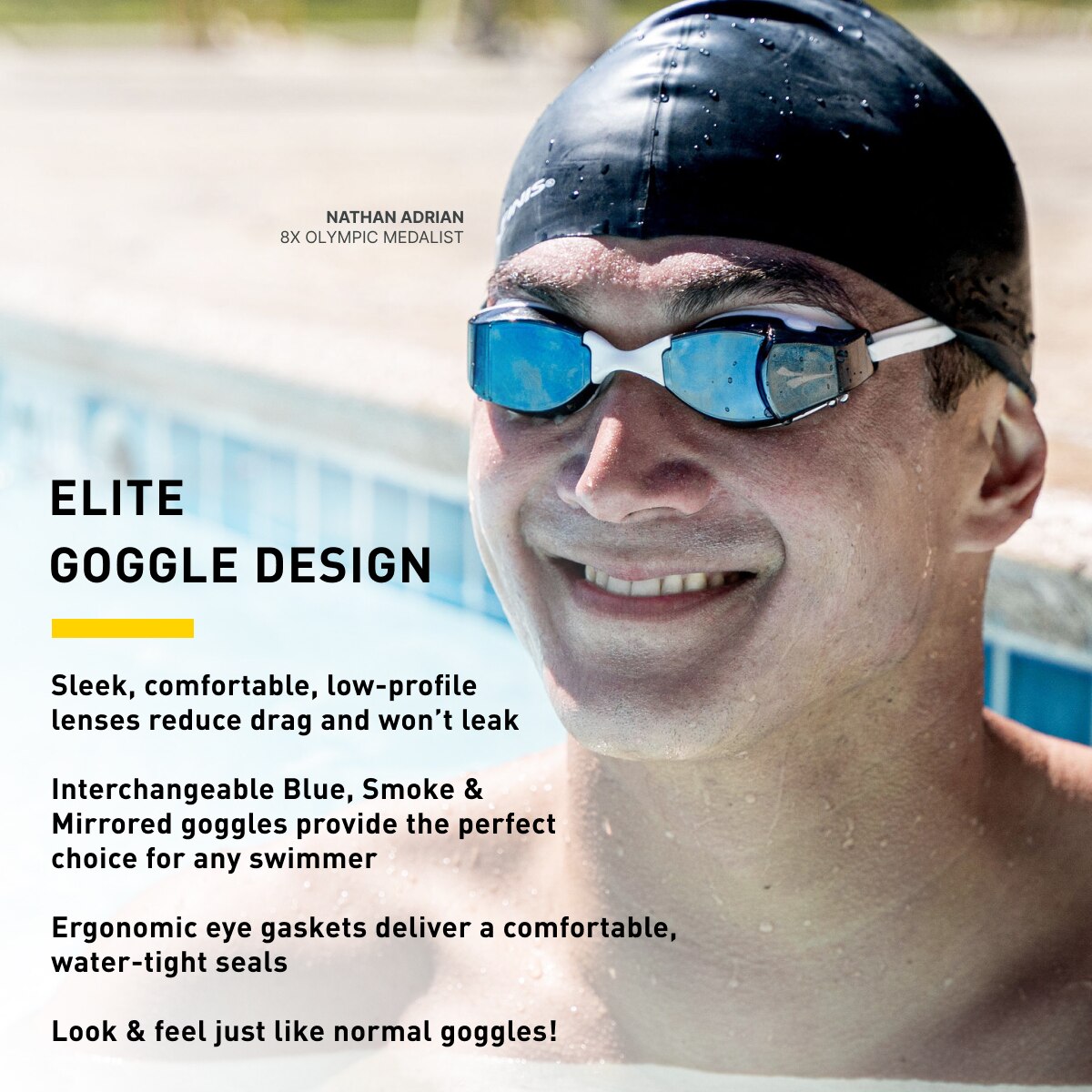 Finis Smart Goggle Kit älyuimalasit, Blue