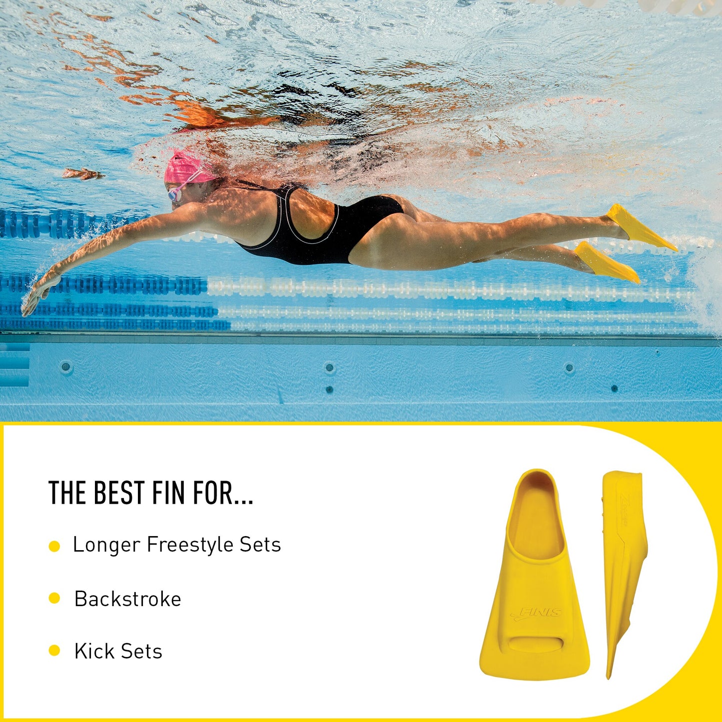 Finis Zoomers® Gold lyhyet uimaräpylät