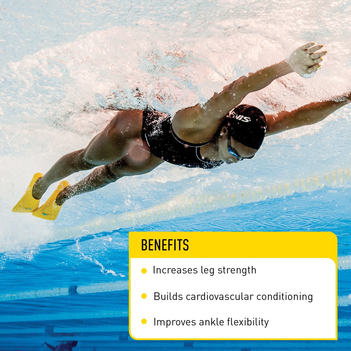 Finis Zoomers® Gold lyhyet uimaräpylät