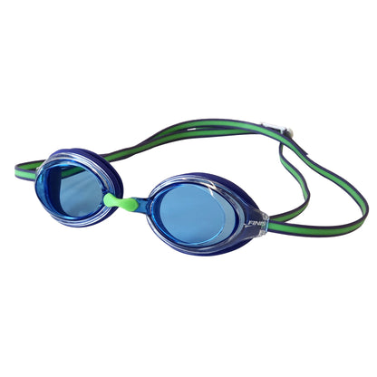 Finis Ripple Goggles lasten kilpa uimalasit, Blue Tint-Green