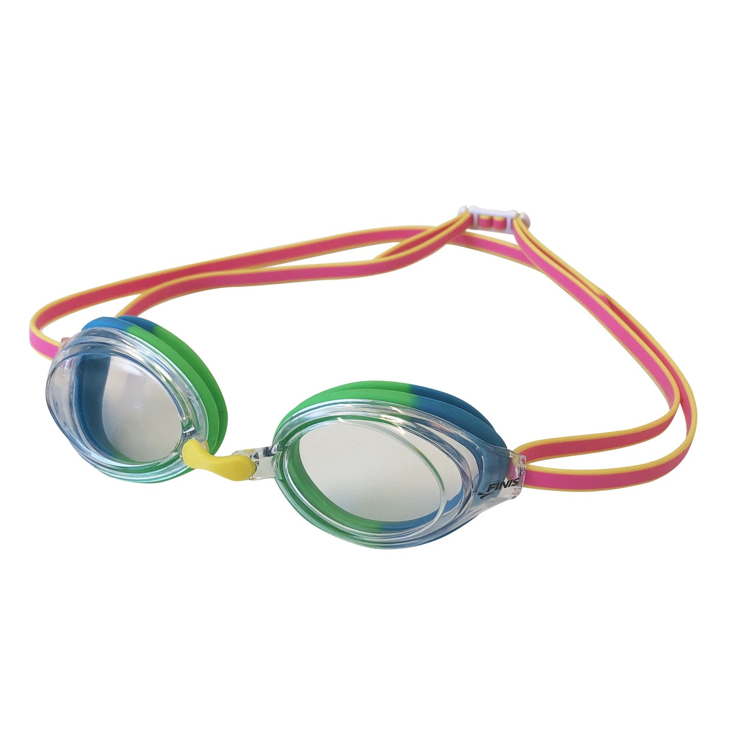 Finis Ripple Goggles lasten kilpa uimalasit, Clear-Pink