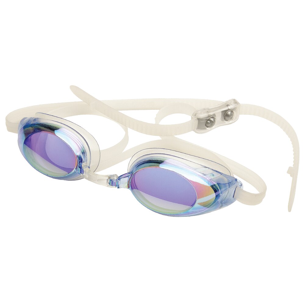 Finis Lightning Goggles aiukuisten kilpa uimalasit, Blue Mirror
