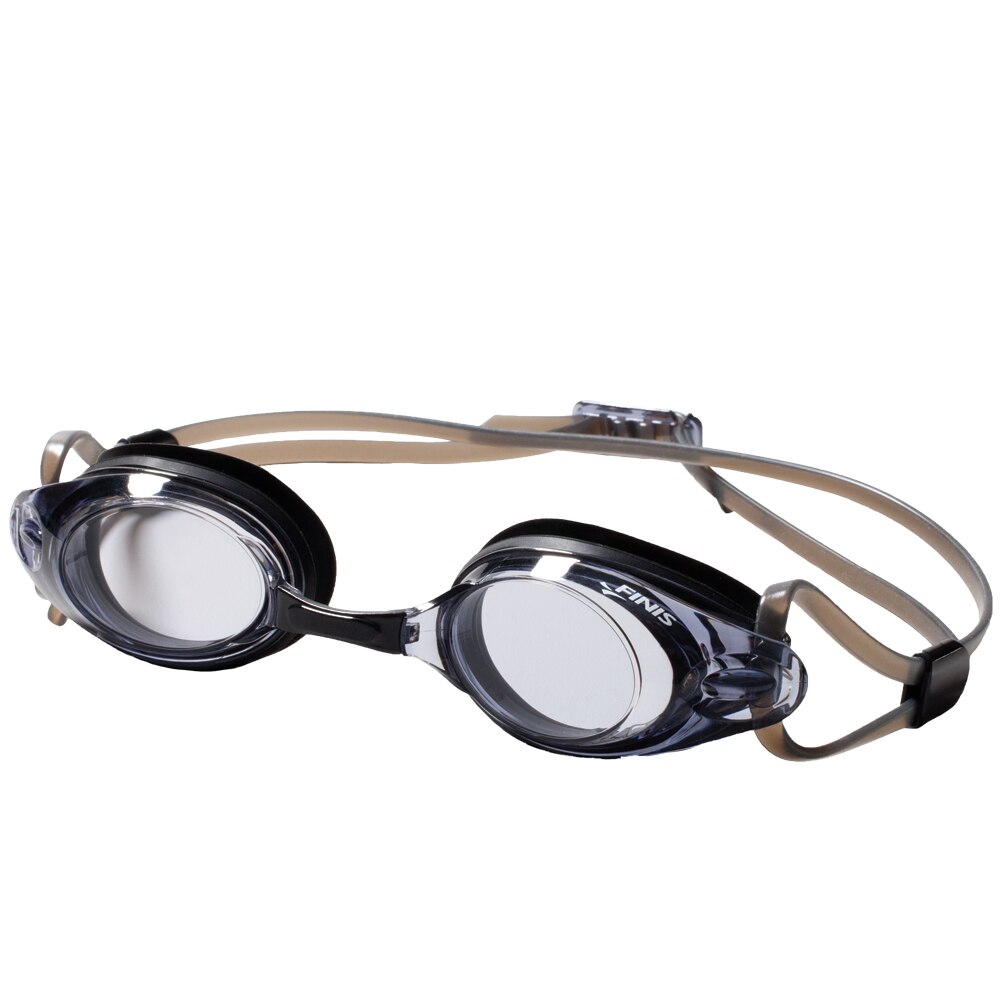 Finis Bolt Goggles aiukuisten kilpa uimalasit, Black-Smoke