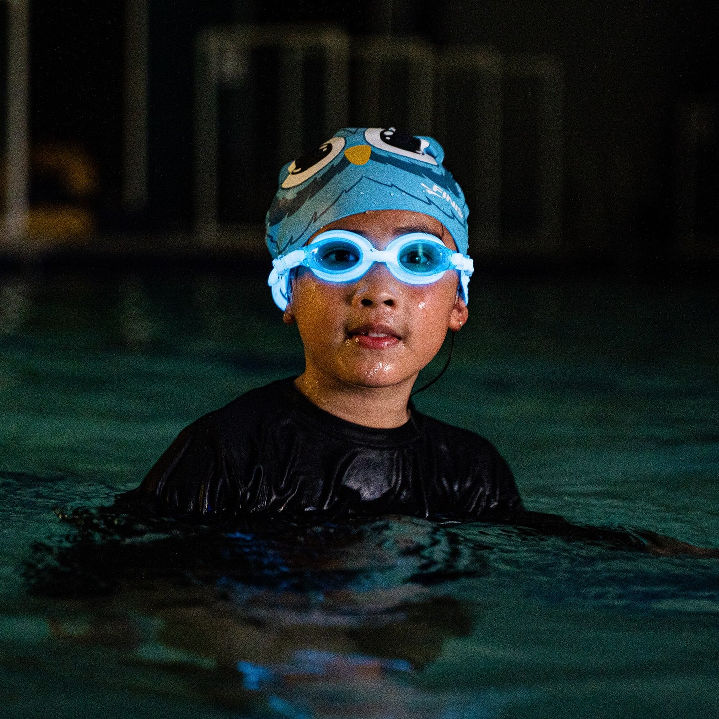 Finis Flowglow Goggles lasten uimalasit, 4-12v, Blue