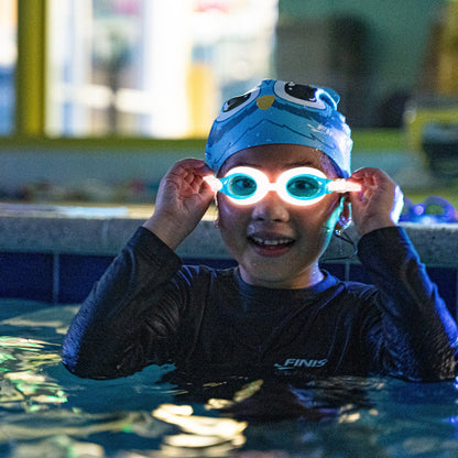 Finis Flowglow Goggles lasten uimalasit, 4-12v, Pink