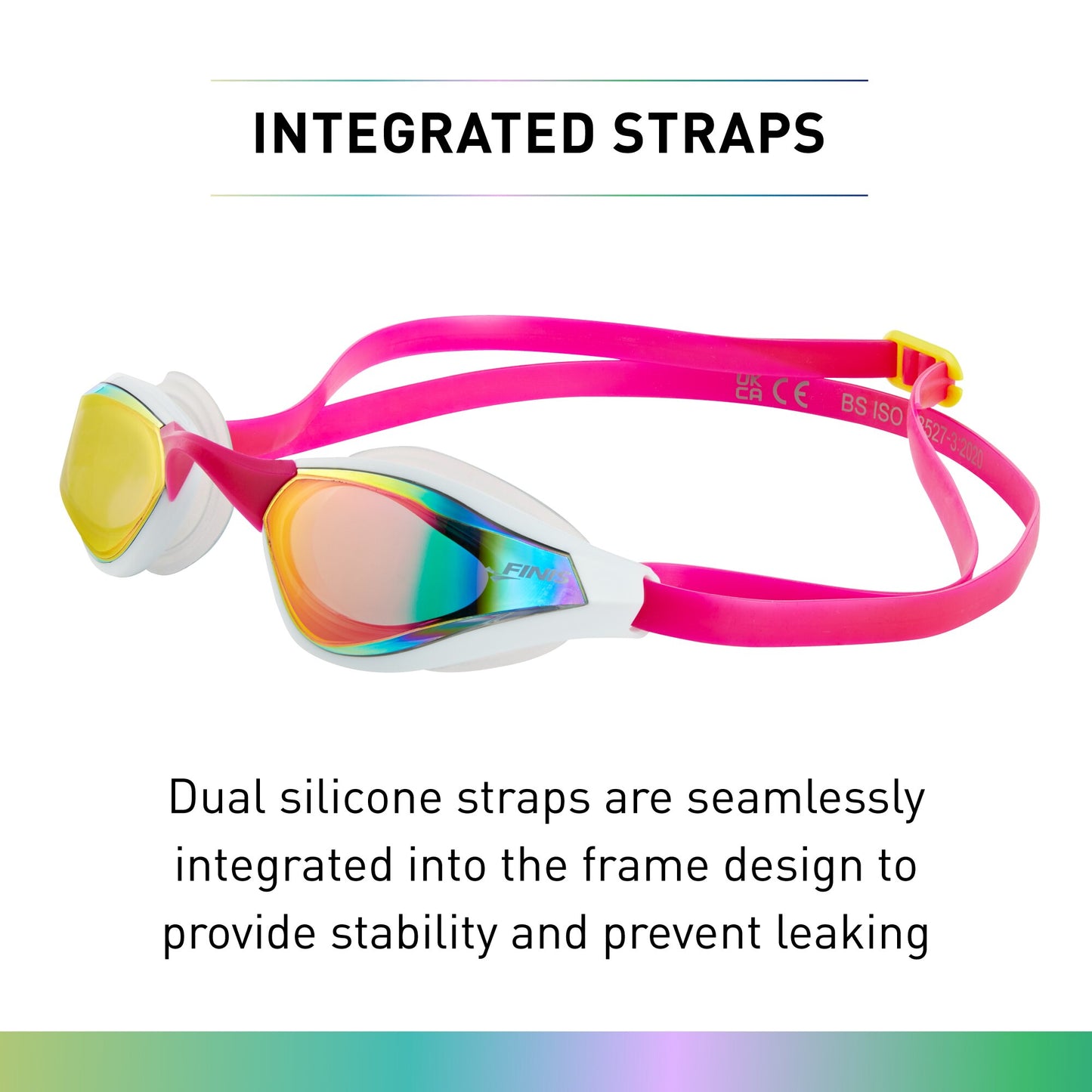 Finis Mach 1 Racing Goggles aikuisten kilpa uimalasit, Pink Opal
