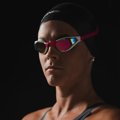 Finis Mach 1 Racing Goggles aikuisten kilpa uimalasit, Pink Opal