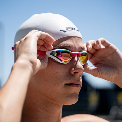Finis Mach 1 Racing Goggles aikuisten kilpa uimalasit, Pink Opal