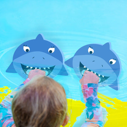 Finis Floatie Friends™ Foam Hand Floats lasten uimakellukkeet, Shark / Hai