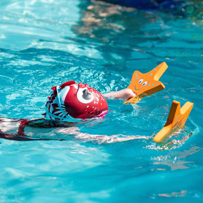 Finis Floatie Friends™ Foam Hand Floats lasten uimakellukkeet, Starfish / Meritähti