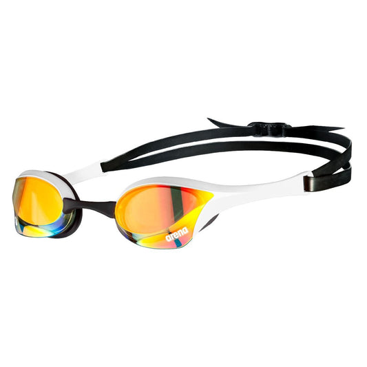 Arena Cobra Ultra Swipe Mirror uimalasit, Yellow-White